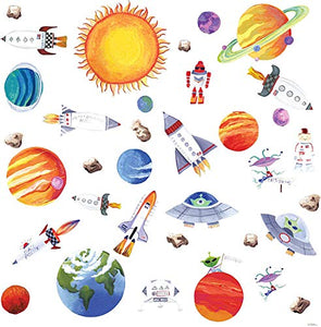 Outer Space Peel and Stick Wall Decals