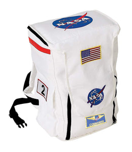Aeromax Jr. Astronaut Backpack, White, with NASA patches