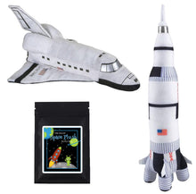 Load image into Gallery viewer, NASA Space Shuttle &amp; Rocket Ship | Plush Stuffed Toys Bundle
