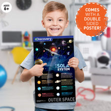 Load image into Gallery viewer, Discovery Kids Planetarium Projector for Children with Rotating Stars Night Sky Mode and Stationary Slides Mode with Planet, Constellation, Solar System, Nebula, Spaceship, and Star Slides
