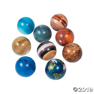 Planets Outer Space Stress Balls (9 piece space set) – MY LITTLE ASTRONAUT