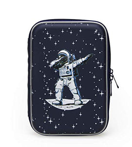 Space Galaxy Dabbing Spaceman Pencil Case Pen Pouch Organizer with Astronaut and Star Design | Lime & Lane