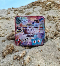 Load image into Gallery viewer, Space Junior Explorer | STEM Flash Card Game | Pre-Readers Spin &amp; Adventure Through The Galaxy. Using NASA Photos, Little Astronomers and Mini Future Astronauts Learn About Space
