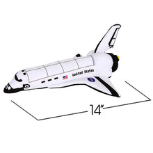 Load image into Gallery viewer, Space Shuttle Plush Toy- 14 Inch Soft and Cuddly Astronaut Spaceship

