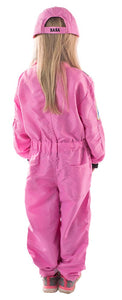 Aeromax Jr. Astronaut Suit with Cap, Size 4/6, Pink