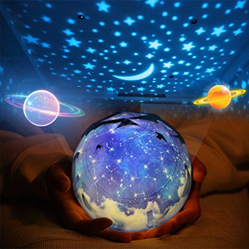 Star Night Light for Kids, Universe Night Light Projection Lamp, Romantic Star Sea Birthday New Projector lamp for Bedroom - 3 Sets of Film