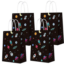 Load image into Gallery viewer, Outer Space Gift Bags Planet Galaxy Outer Space Astronaut Party Favor Bags Treat Bags for Kids Birthday Space Theme Party Supplies(16PCS)
