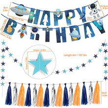 Load image into Gallery viewer, Space Party Supplies, Solar System Birthday Party Supplies Decoration, Outer Space Party Decorations Kids Astronaut Birthday
