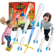 Load image into Gallery viewer, The Original Stomp Rocket Jr. Glow Rocket and Rocket Refill Pack, 7 Rockets and Toy Rocket Launcher (3 years old &amp; up)
