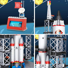 Load image into Gallery viewer, Spaceship Building Set City Space Rocket Ship Toys with Launch Control Center &amp; Mini Astronaut (309PCS)
