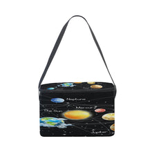 Load image into Gallery viewer, Use4 Universe Galaxy Solar System Black Insulated Lunch Bag Tote Bag Cooler Lunchbox for Picnic School Women Men Kids
