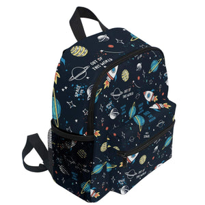 Space Rocket Universe Galaxy Backpack