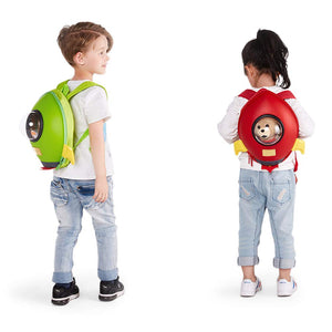 Supercute 3D Rocket Kids Backpack - 2 to10 Years Old