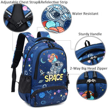 Load image into Gallery viewer, Astronaut School Backpack Set with Lunch Bag and Pencil Case 3 in 1
