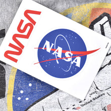 Load image into Gallery viewer, NASA Retro Space Shuttle Youth T Shirt &amp; Stickers | Heather Gray

