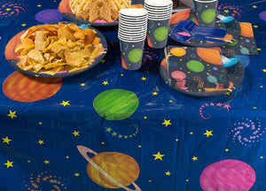 Outer Space Party Tablecloth - 3-Pack