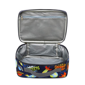 Outer Space Rockets Kids Lunch Box