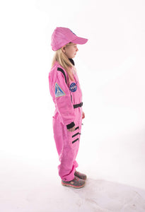 Aeromax Jr. Astronaut Suit with Cap, Size 4/6, Pink