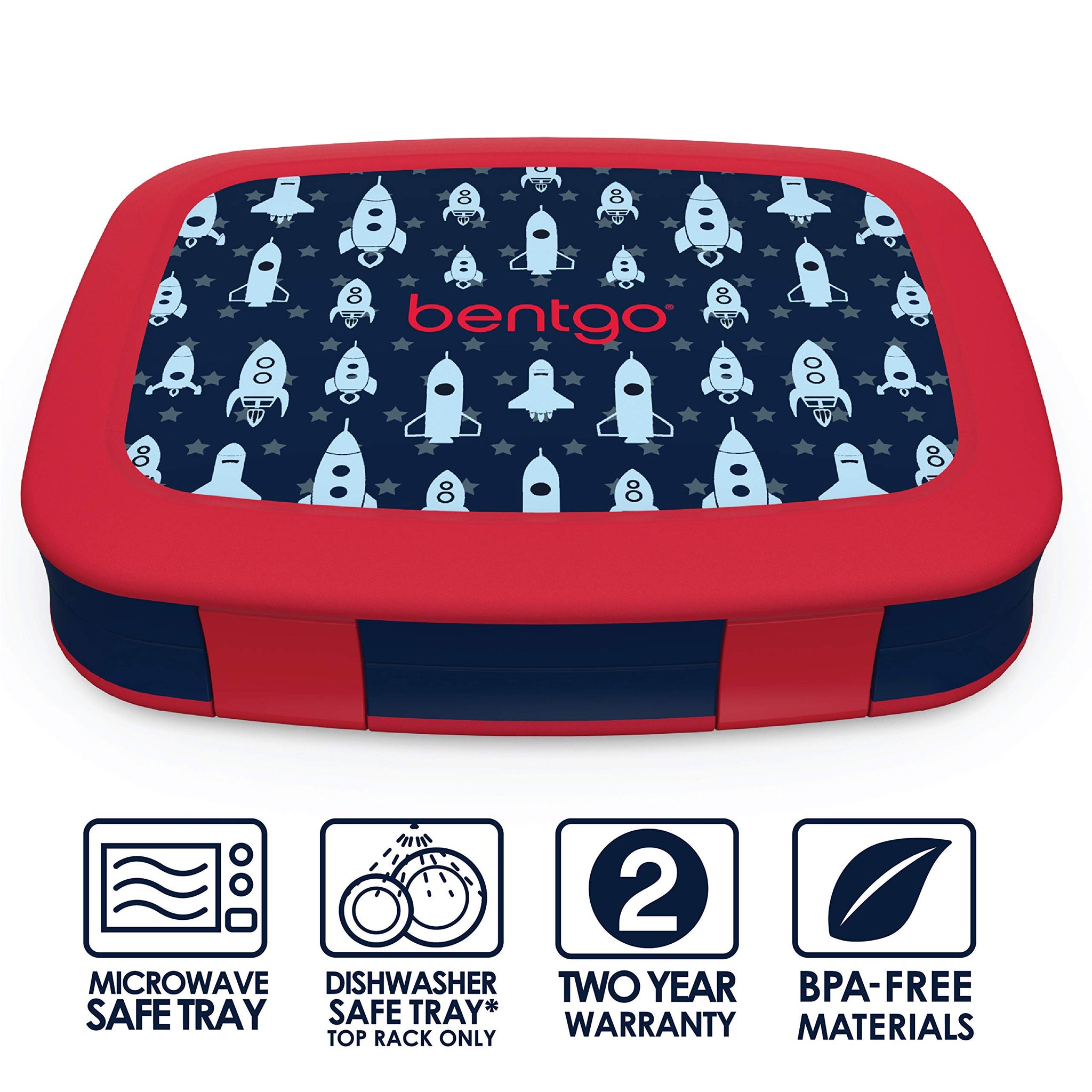 Lunch Box for Kids, 5-Compartment Bento-Style Kids Lunch Box with