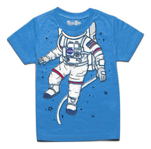 Load image into Gallery viewer, Peek-A-Zoo Toddler Become an Animal Short Sleeve T Shirt - Astronaut Turquoise - 4T
